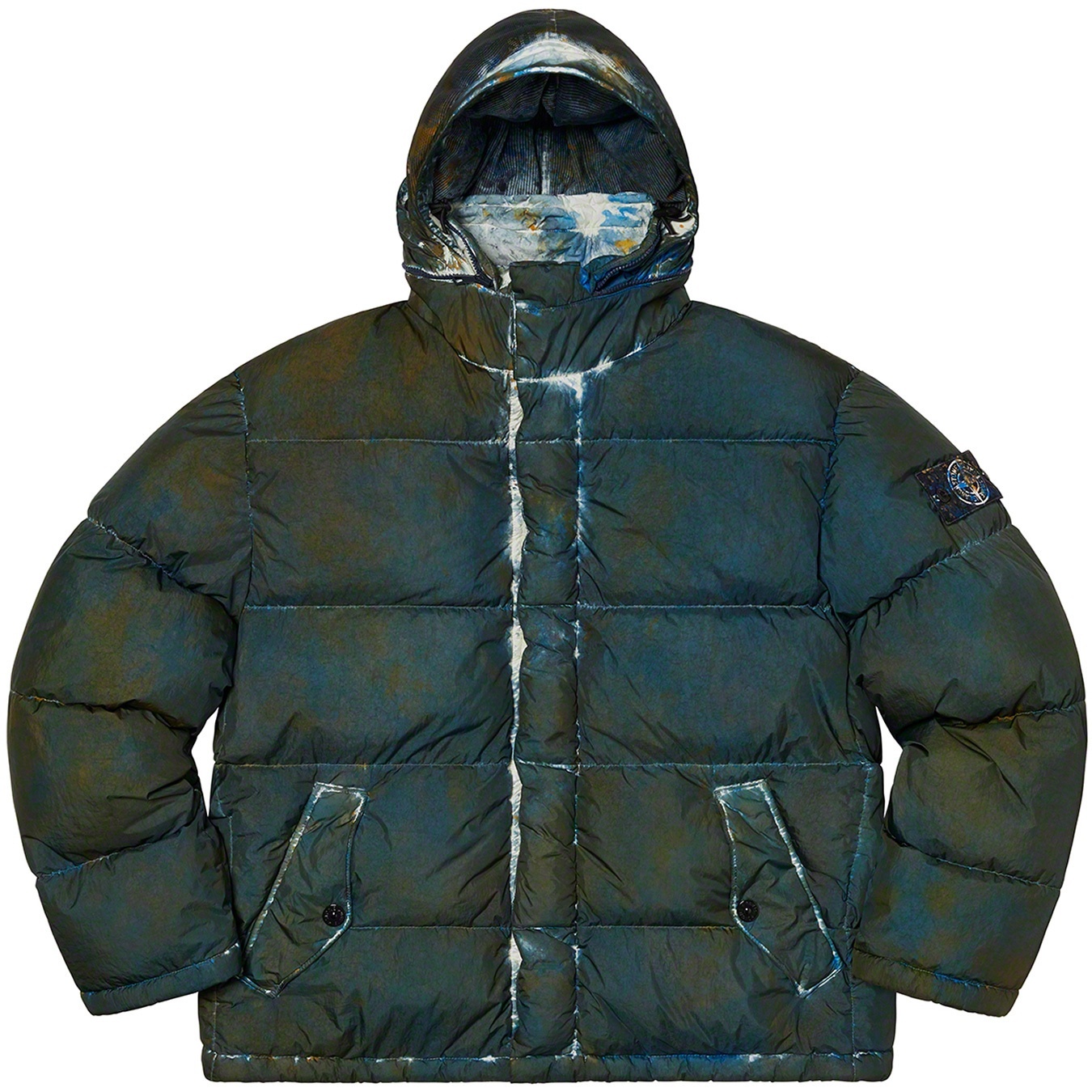 Supreme®/Stone Island® Painted Camo Crinkle Down Jacket view 23
